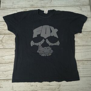 Vintage Fox Black Men's T Shirt Size Large